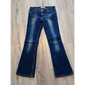 Vintage Paris Blues Dark Blue Flare Women’s Jeans y2k size 5 EUC